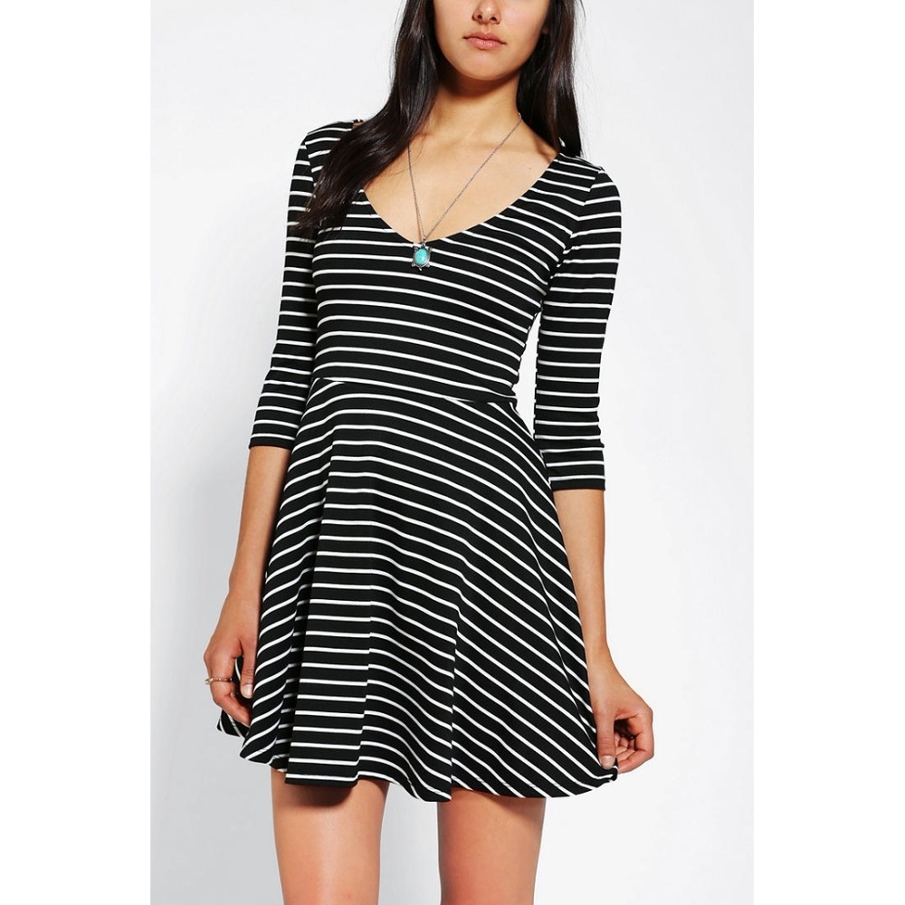 NWOT Urban outfitter striped skater dress - Picture 1 of 6